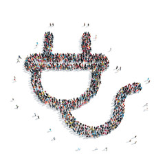 group  people  shape  electrical plug