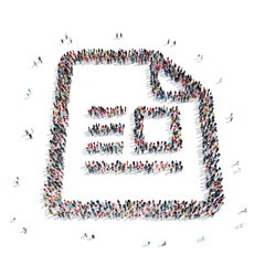 group  people  shape sheet