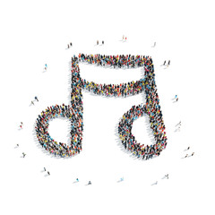 group  people shape  note cartoon