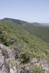 Paysage de montagne dans les Cévennes	