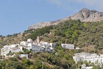 Fototapeta na wymiar Algatocín , pueblos del valle del genal en la provincia de Málaga