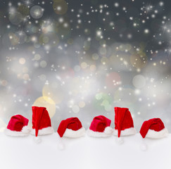 weihnachtskarte grau