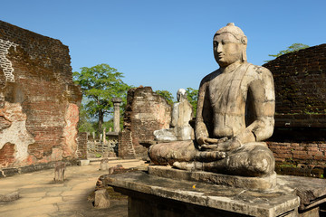 Polonnaruwa ruin, Vatadage (Round House), Sri Lanka
