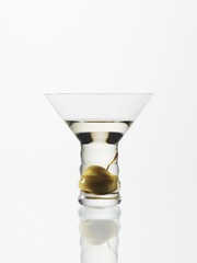Martini with baby apple