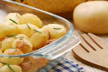 Oven-roasted potatoes