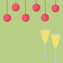 Vector card in Christmas style
