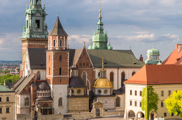 Cathedral of St Stanislaw and St Vaclav and royal castle on the Wawel Hill, Krakow, Poland.