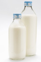 Two bottles of milk