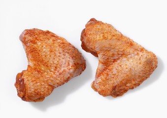 Two marinated chicken wings