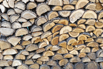 Split wood