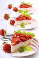 Strawberry cheesecake
