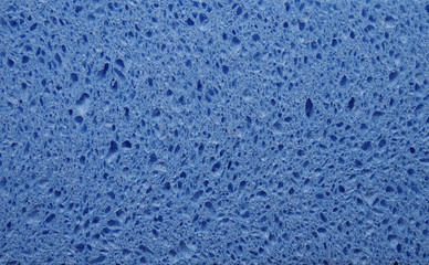 Fototapeta na wymiar Blue sponge texture