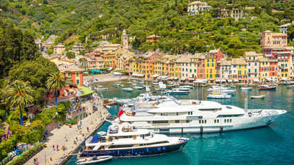 Fototapeta na wymiar Landscape Portofino Liguria Italy
