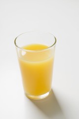A glass of orange juice
