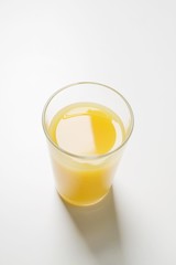 A glass of orange juice