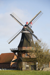 Fototapeta premium historische Windmühle
