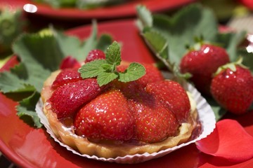 Strawberry tart