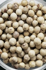 White peppercorns