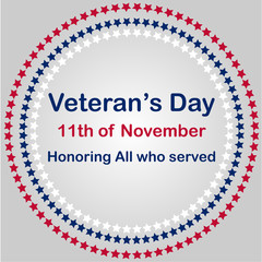 Veteran's day