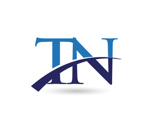 TN Logo Letter Swoosh