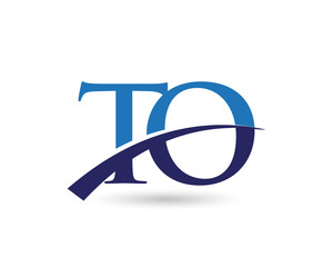 TO Logo Letter Swoosh