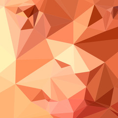 Tango Orange Abstract Low Polygon Background