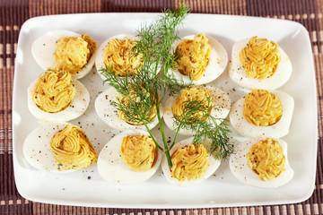 Stuffed eggs