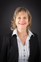 Beautiful woman doing different expressions in different sets of clothes: smile