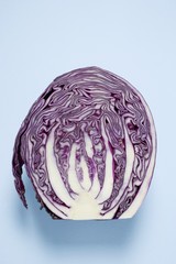 Half a red cabbage