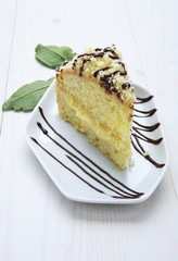 Dolce alla crema (cream tart)