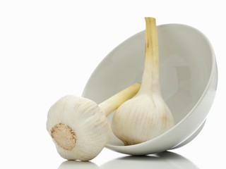 Argentinian garlic in a bowl
