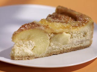 A slice of Swabian apple cake