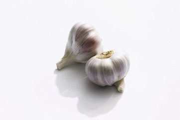 Two garlic bulbs