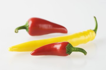 Red and Yellow Chili Peppers