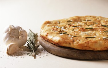 Focaccia allo yogurt (flatbread with yoghurt, Italy)
