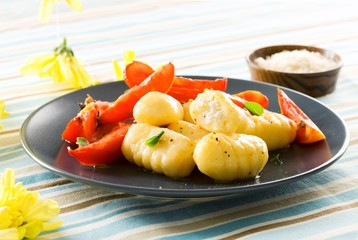 Gnocchi with cheese