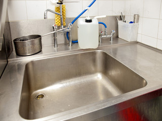 dishwashing area