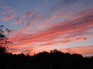 Obraz premium Orange Clouds