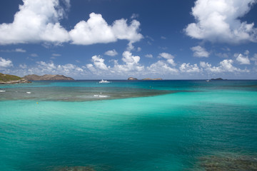 Fototapeta na wymiar St. Barth Island, French West Indies, Caribbean sea