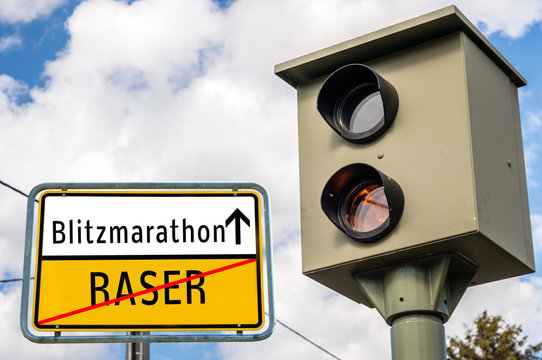 Ortstafel Blitzmarathon/Raser 02
