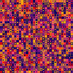Fototapeta premium Vector abstract background. Consists of geometric elements. The elements have a square shape and different color. Colorful mosaic background.