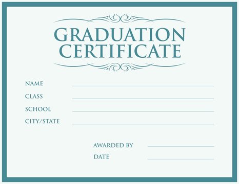Graduation Certificate 4
