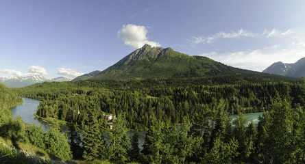 Fototapeta premium August on the Kenai River, Alaska