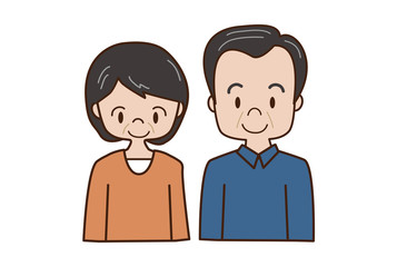 中高年の夫婦