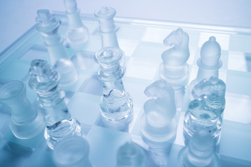 glass chess