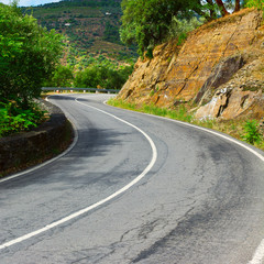 Road between Hills