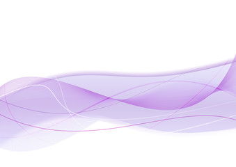 purple violet swoosh wave transparent floating with lines