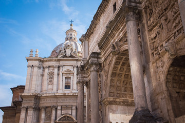 Obraz premium フォロ・ロマーノ ローマ Roman Forum 