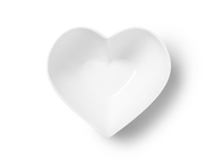 heart healthy eating bowl - Stock Image