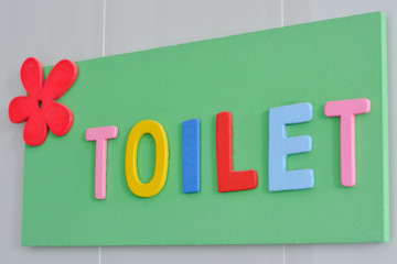toilet sign.